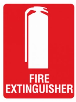 FIRE EXTINGUISHER LOCATION SIGN